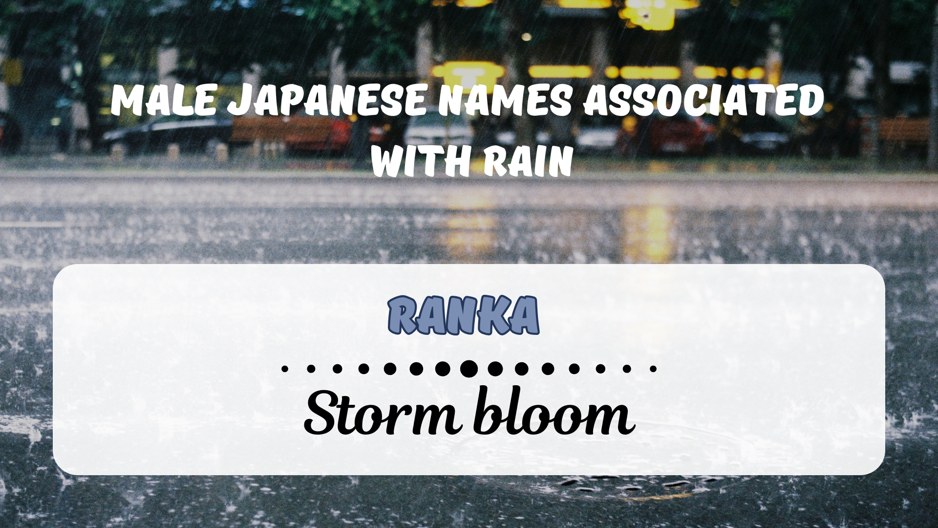 Ranka – Storm bloom