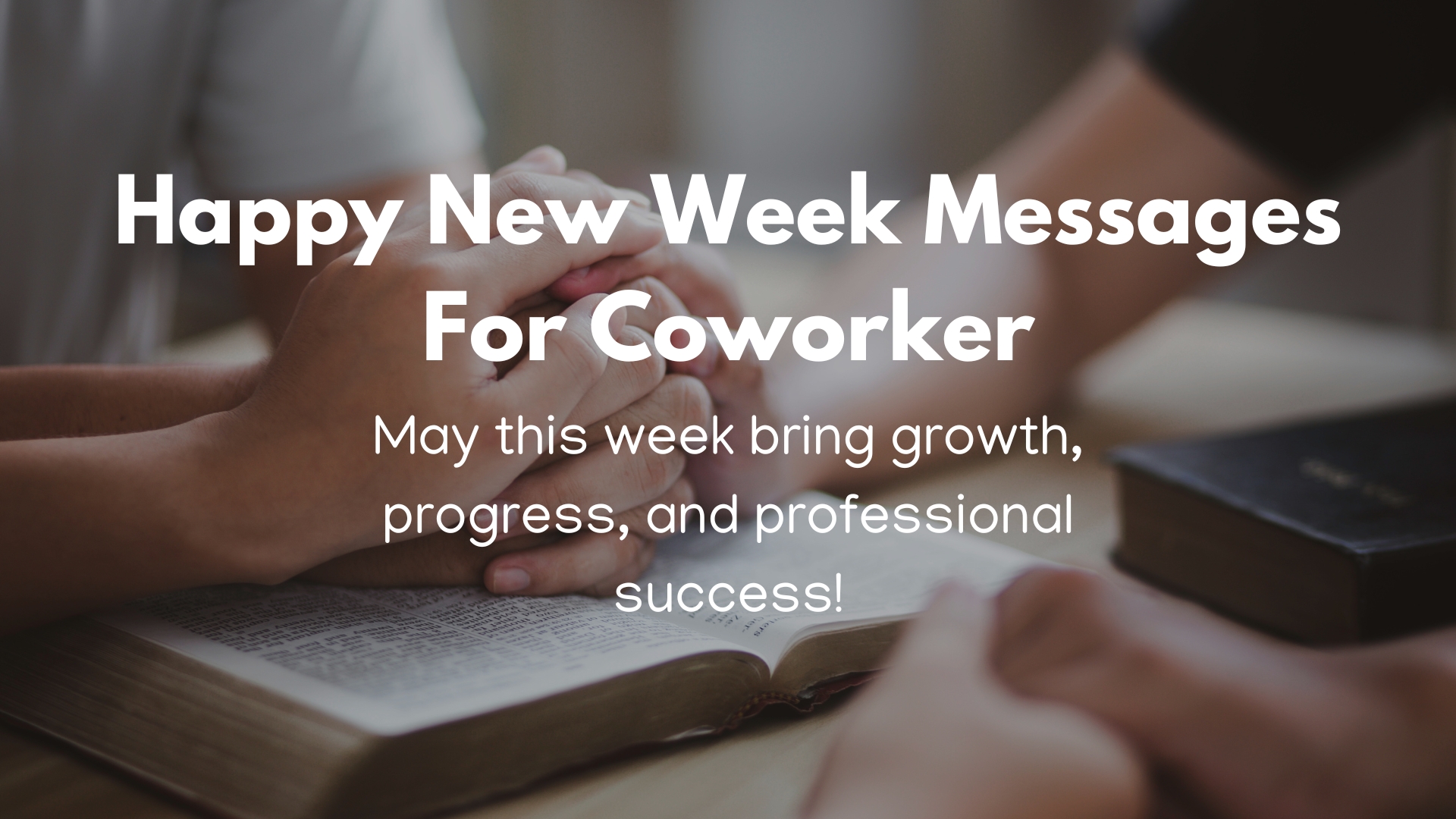 May this week bring growth, progress, and professional success!
